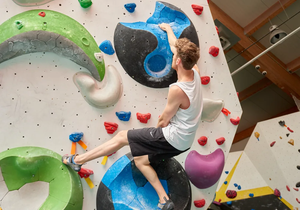 Bouldern und Funwall-Klettern