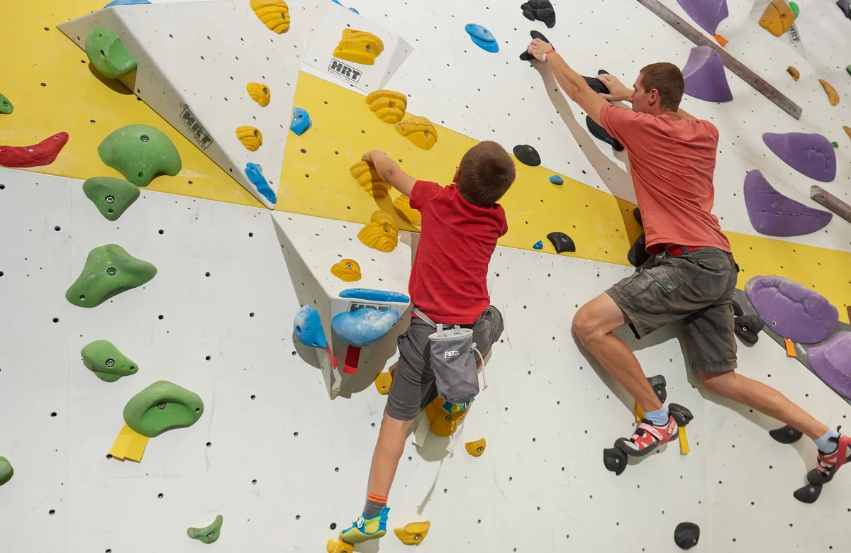 Bouldern bei EXUS Gersthofen